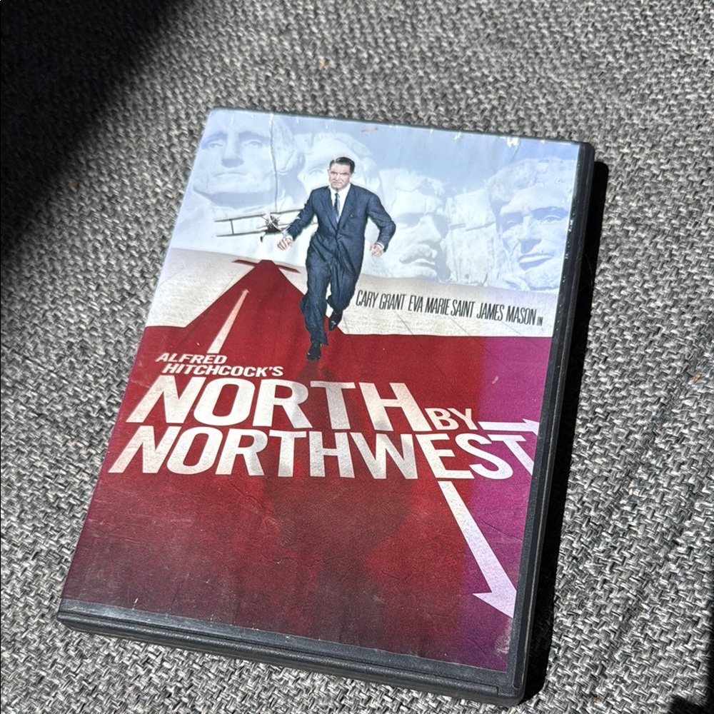's North by Northwest DVD - Red and Black